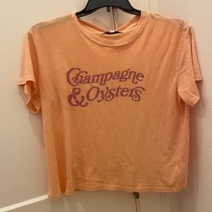Champagne & Oysters tshirt